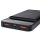 ÜZÜMLÜ 10.000 MAH SİYAH WIRELESS POWERBANK