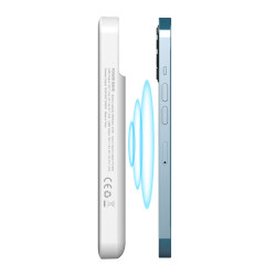ÜZÜMLÜ 10.000 MAH BEYAZ WIRELESS POWERBANK