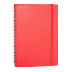 ANITTEPE KIRMIZI GİZLİ SPİRALLİ TARİHLİ AJANDA 17X24CM TARİHLİ AJANDALAR