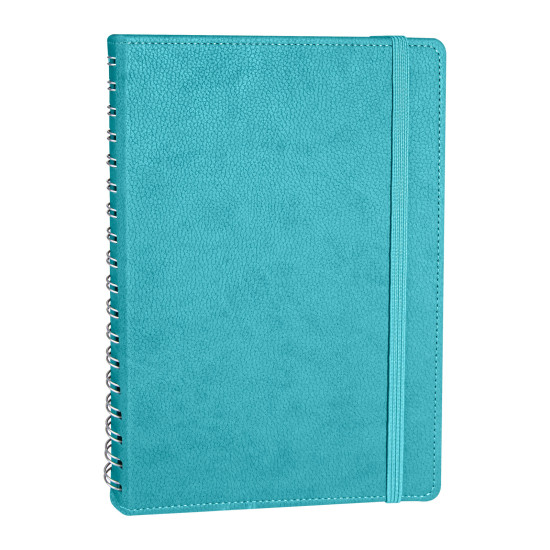 ANITTEPE TURKUAZ GİZLİ SPİRALLİ TARİHLİ AJANDA 17X24CM TARİHLİ AJANDALAR