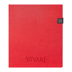 ESAT KIRMIZI TARİHSİZ DEFTER (19X25 CM)