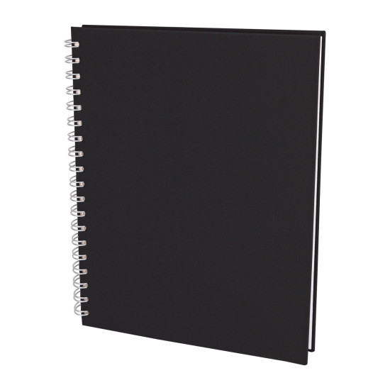 SEĞMENLER SİYAH KARELİ SPİRALLİ TARİHSİZ DEFTER (19X25 CM)