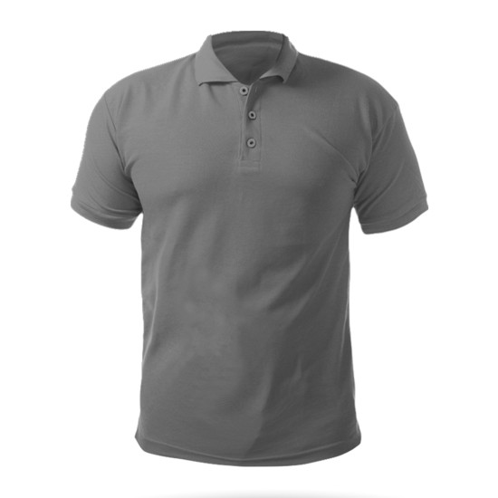 GRİ  POLO YAKA TİŞÖRT L