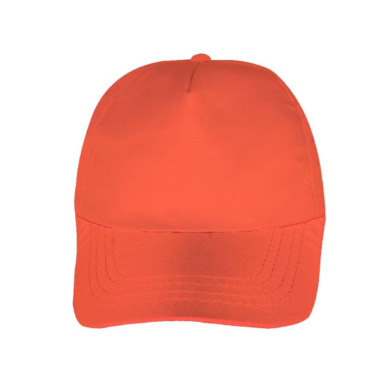 PAPATYA TURUNCU YERLİ ÜRETİM POLYESTER ŞAPKA ŞAPKALAR