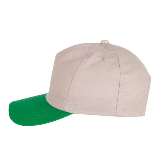 PAPATYA BEJ-YEŞİL YERLİ ÜRETİM POLYESTER ŞAPKA ŞAPKALAR