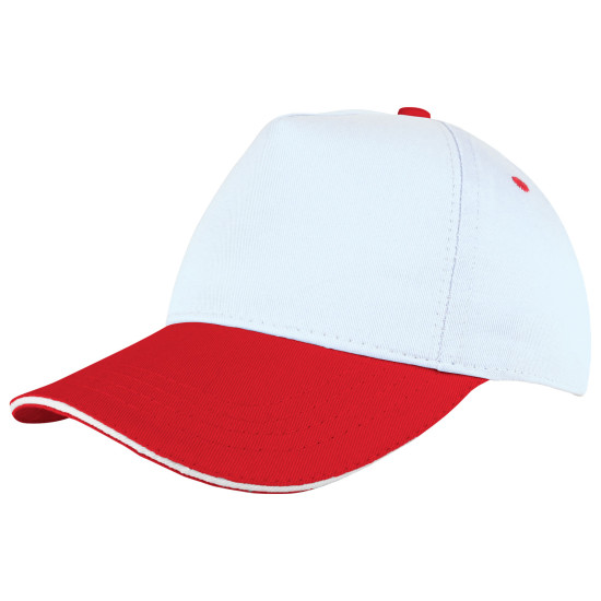 POMELO BEYAZ-KIRMIZI SANDVİÇ SİPER COTTON ŞAPKA ŞAPKALAR