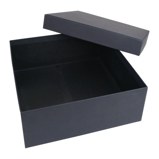 SEDİR SİYAH  GEÇME KAPAK KUTU (30X30X10) HEDİYELİK SET KUTULARI