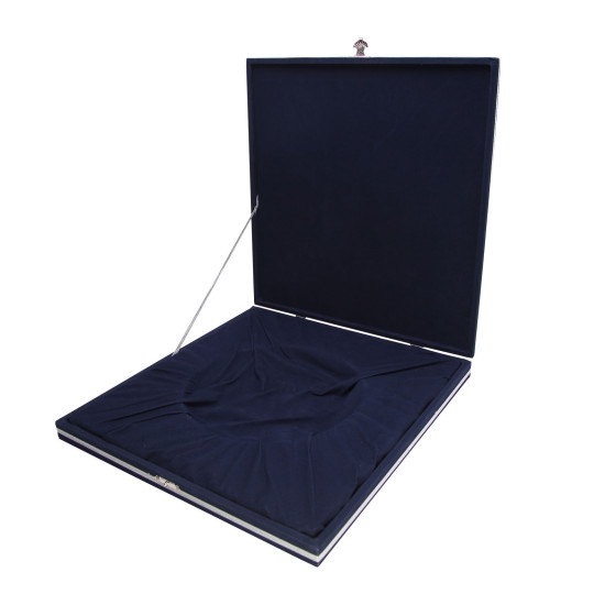 DENİM LACİVERT KADİFE TABAK KUTUSU (30X30) SET KUTULARI