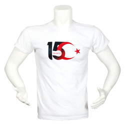 POLYESTER BEYAZ L T-SHİRT